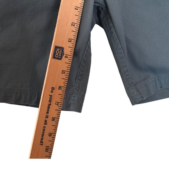 RVCA Board Shorts Mens 26 Ripstop Concrete Gray Hybrid Shorts - Picture 7 of 8